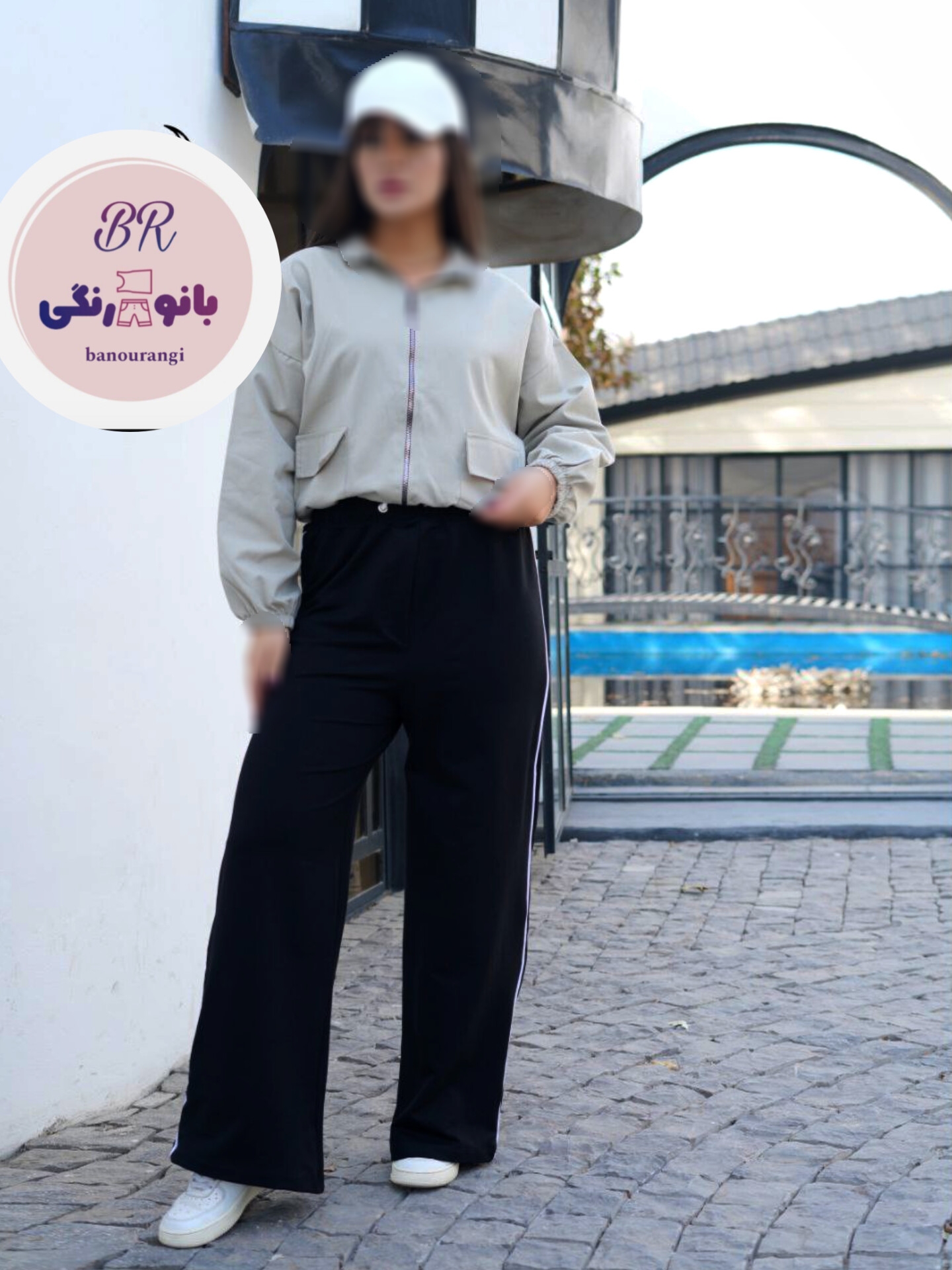 شلوارفول بگ مشکی زنانه