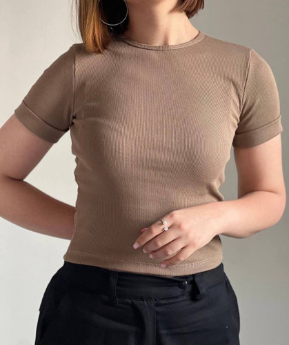 تیشرت کبریتی زنانه/تیشرت کبریتی بیسیک