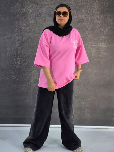 تیشرت زنانه قوار دار باکسی