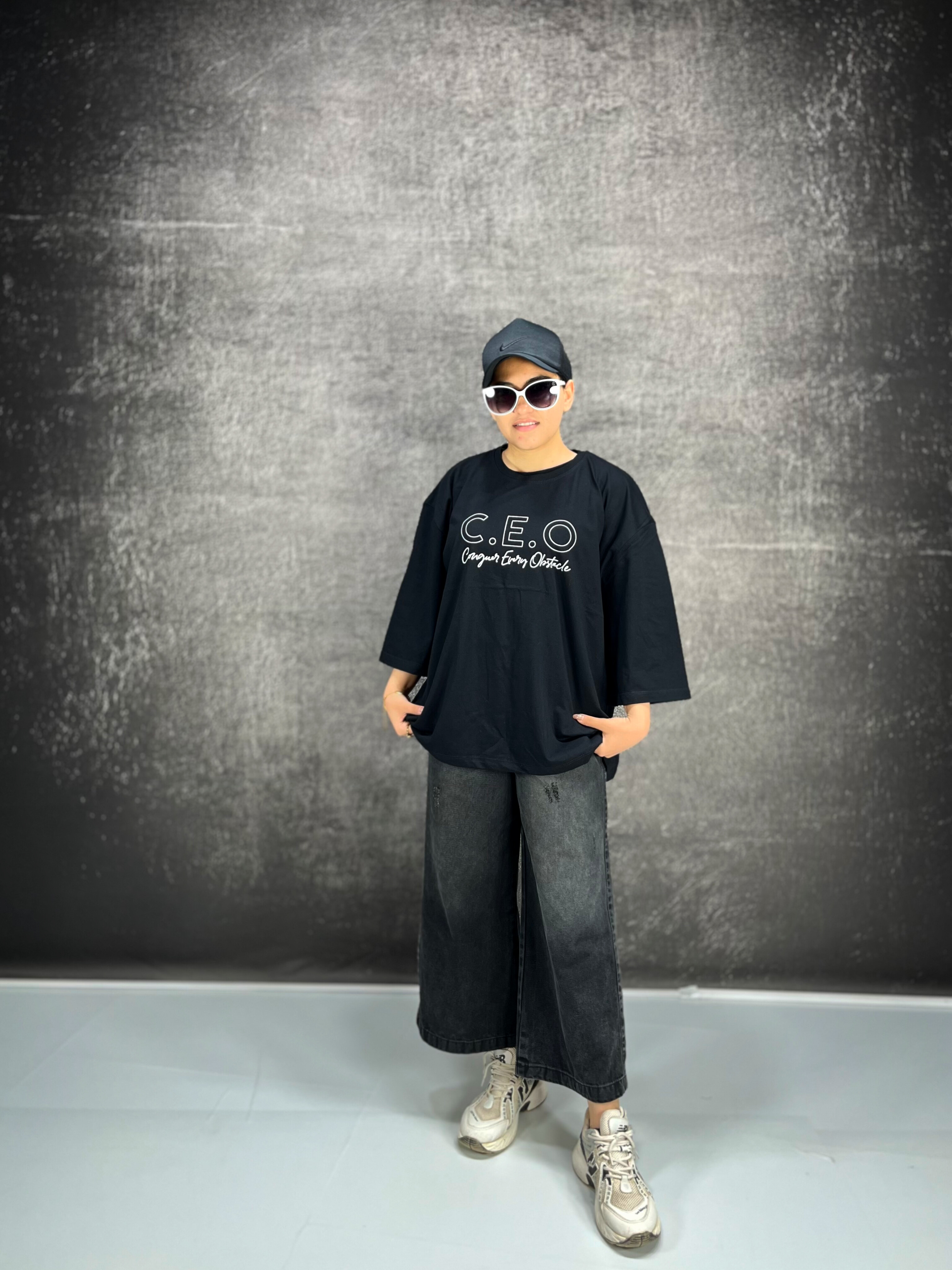 تیشرت قواره باکسی زنانه قواره آزاد