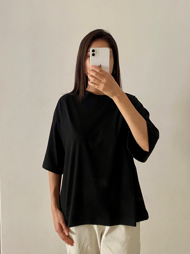 تیشرت ساده بیسیک رنگی زنانه