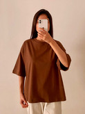 تیشرت ساده بیسیک رنگی زنانه