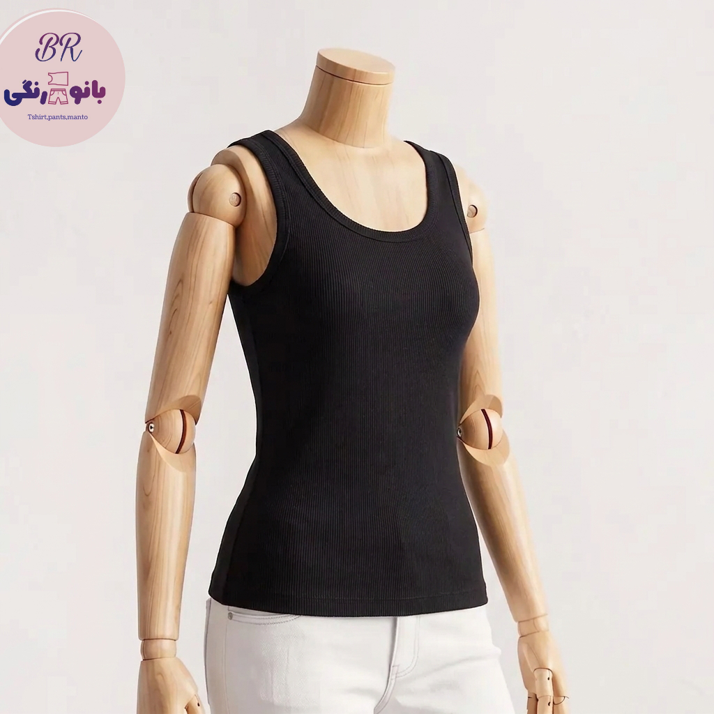 تاپ کبریتی زنانه مشکی